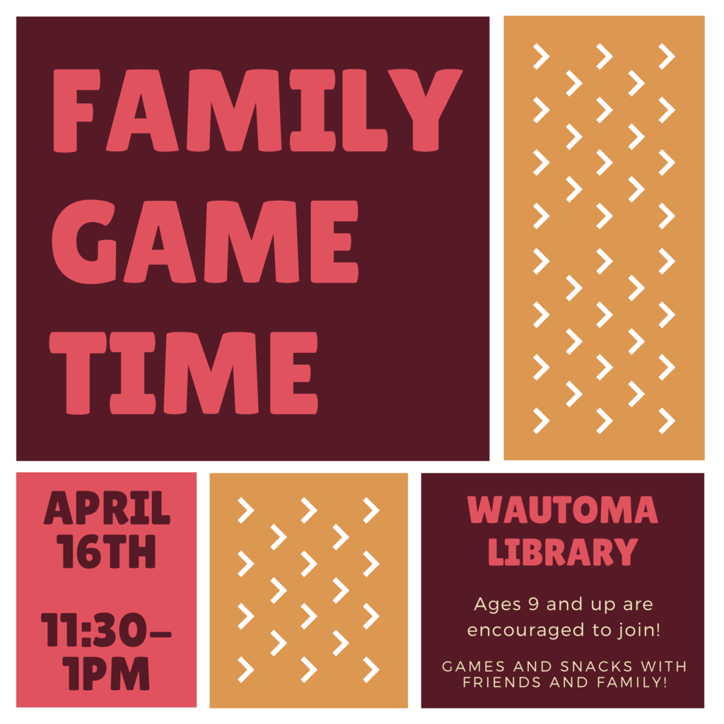 Family Game Time at Wautoma Library